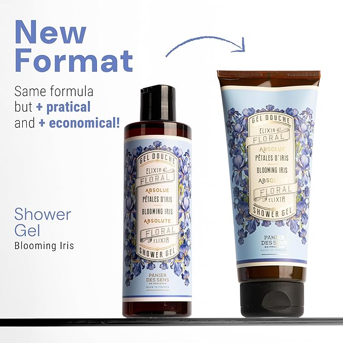 Panier des Sens - Moisturizing Body Wash for Women & Men - Gentle Shower Gel with 96% Natural Ingredients for Normal & Sensitive Skin - Body Care Made in France, SLS Free, Vegan