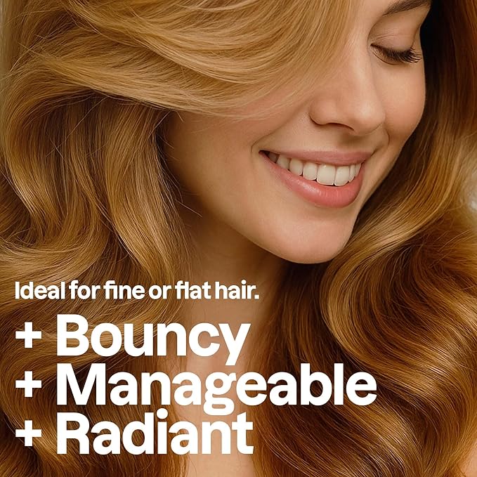ATTITUDE Volume and Shine Hair Conditioner, For Thin Hair, Naturally Derived Ingredients, Vegan Detangler, Dermatologically Tested, Soy Protein & Cranberries, 8 Fl Oz