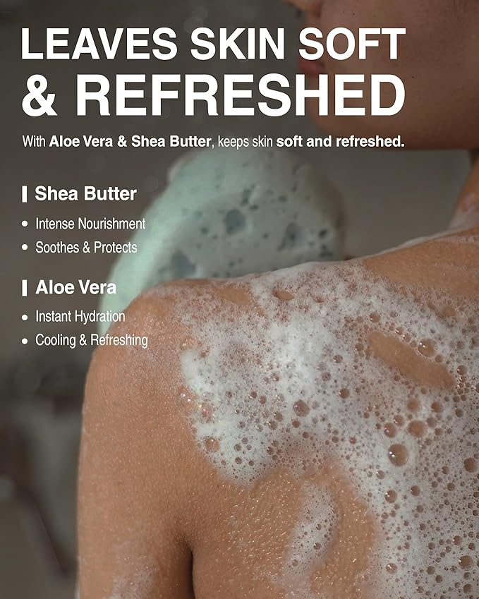 Pleuvoir Body Cleanser Morning Soil (Petrichor) - Perfume Body Wash - Fresh Earthy Rain Ozonic Green Scent - Rich Moisturizing Foam with 8 Types Hyaluronic Acid Ceramides - Vegan K-Beauty, 8.45 fl.oz