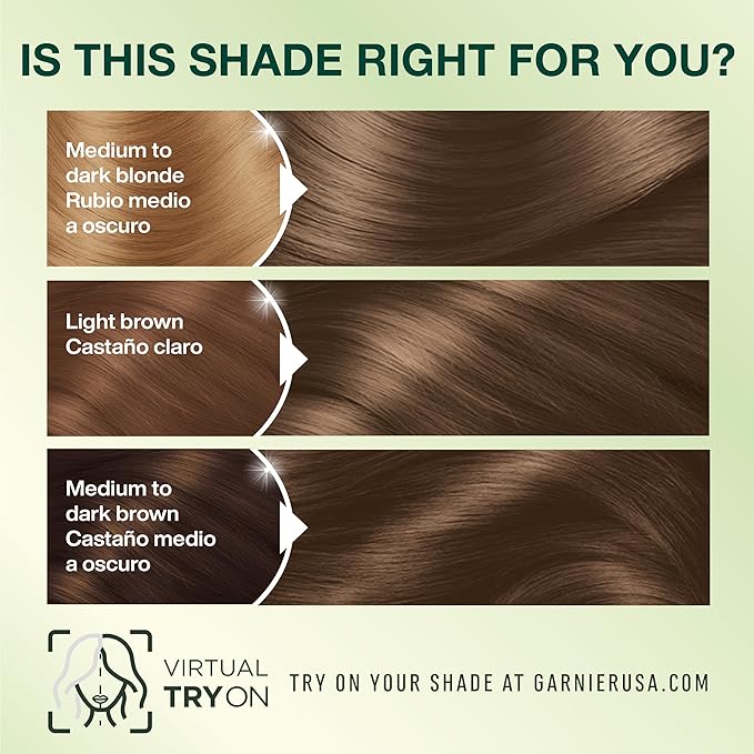 Garnier Nutrisse Ultra Crème Hair Color, Permanent Hair Dye with 100% Gray Coverage, Vegan & Cruelty-Free, 61 Light Extra Ash Brown (Mochaccino), 2 Count