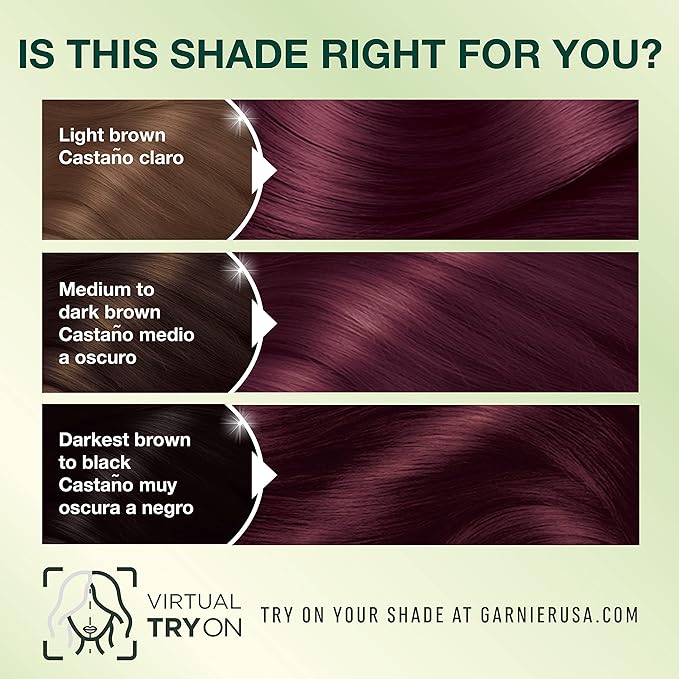 Garnier Nutrisse Ultra Crème Hair Color, Permanent Hair Dye with 100% Gray Coverage, Vegan & Cruelty-Free, 42 Deep Burgundy (Black Cherry), 1 Count