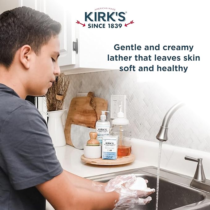 Kirk's Original Coco Castile Soap, Pack of 3