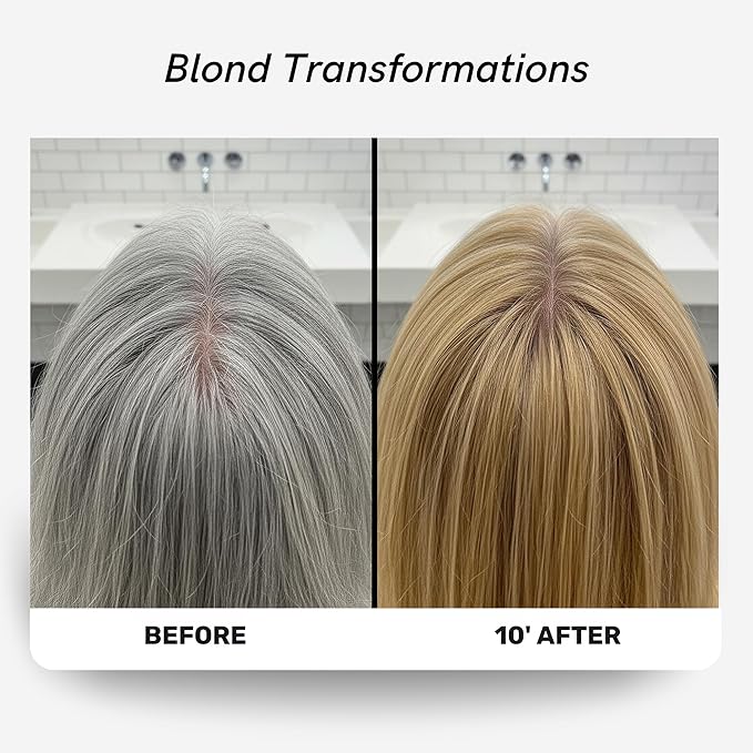Polar Haircare - Blonde Coloring Shampoo for Gray Hair for Women & Men, Natural Semi Permanent Personal Color Product - Vegan Ammonia-Free Color Shampoo for Gray Hair