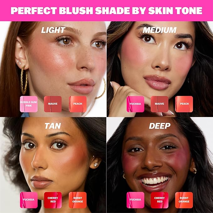 BASMA Beauty Cream Blush for Cheeks, Buildable Non-Sticky Cream Blush Makeup, Long-Lasting Cheek and Lip Tint with Vitamin E, Aloe Vera & Rosemary Extract, Gluten-Free Vegan (Burnt Orange)