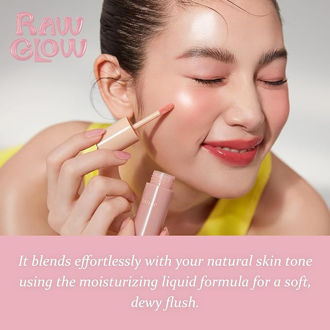 hince Dewy Liquid Cheek - Glowy Liquid Blush for Cheeks, Glass Skin, Face Blushes for a Radiant Water Glow with Hydrating Finish for All Skin Types, 0.2 Fl Oz (WARM FRECKLE, LC001)