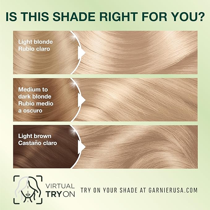 Garnier Nutrisse Ultra Crème Hair Color, Permanent Hair Dye with 100% Gray Coverage, Vegan & Cruelty-Free, 111 Extra-Light Ash Blonde (White Chocolate), 2 Count
