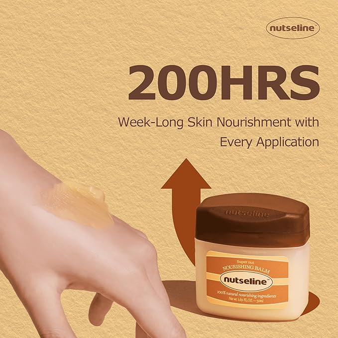 Super Nut Nourishing Balm - Korean Skin Care-Soothing and Repairing Face and Body Balm - Petroleum Free Moisturizer for Dry, Itchy Skin - Sensitive Skin Approved (50ml / 1.69oz)