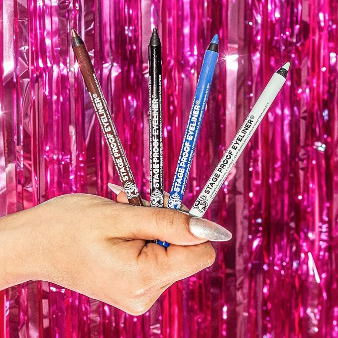 KimChiChic Beauty Stage Proof Eyeliner, Waterproof & Smudge-Proof Creamy Pigmented Pencil, Ultra Creamy, Long-Lasting Liner with Jojoba Oil & Shea Butter, Vegan & Cruelty-Free, 04 Cobalt Blue
