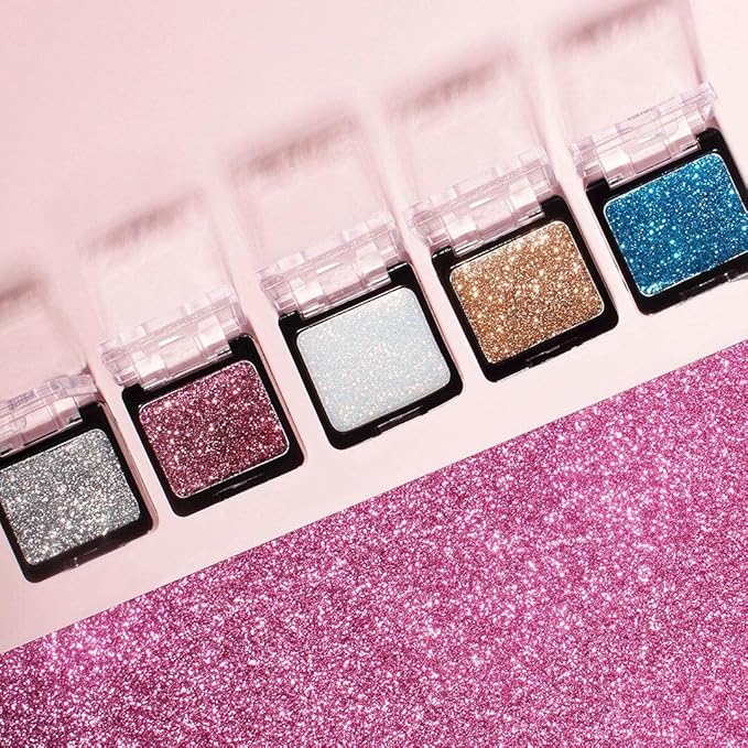 wet n wild Color Icon Eyeshadow Glitter - Ultra-Pigmented, Vitamin E Infused for a Silky-Smooth Moisturizing Application, Cruelty-Free & Vegan - Nudecomer