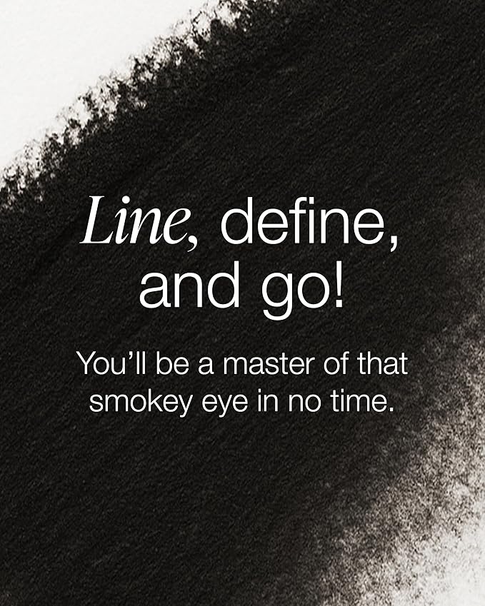 Mineral Fusion Eye Pencil (Black - Coal) - Eyeliner with Soothing Chamomile, Meadowfoam & Vitamin E - Smooth & Long Lasting, Hypoallergenic, Non-Irritating Eye Makeup