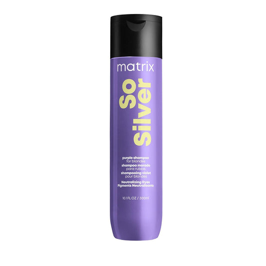 so Silver Purple Shampoo - Neutralizes Yellow Tones, Color Depositing, Brightening & Toning, for Color Treated, Blonde, Grey, White and Platinum Hair, Vegan
