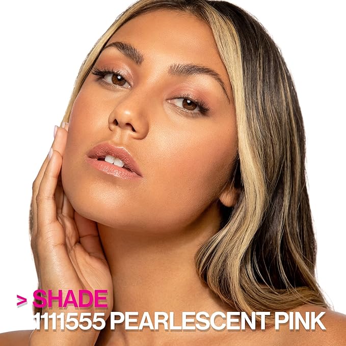 wet n wild Color Icon Blush, Effortless Matte Natural Sheer Glow & Seamless Blend, Luxuriously Infused Smooth Jojoba Oil, Cruelty-Free & Vegan - Pearlescent Pink