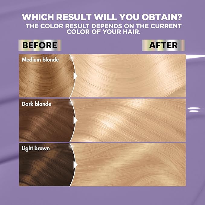 Garnier Hair Color Nutrisse Ultra Color Nourishing Creme, LB2 Ultra Light Natural Blonde (Pina Colada) Permanent Hair Dye, 1 Count (Packaging May Vary)