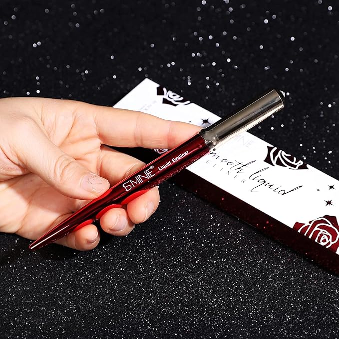 ISMINE Professional Matte Vegan smudge proof Eyeliner, Makeup liner Easy Liquid Pen No-Skip Eyeliner, Waterproof Formula, Long lasting Liquid Eyeliner Brown
