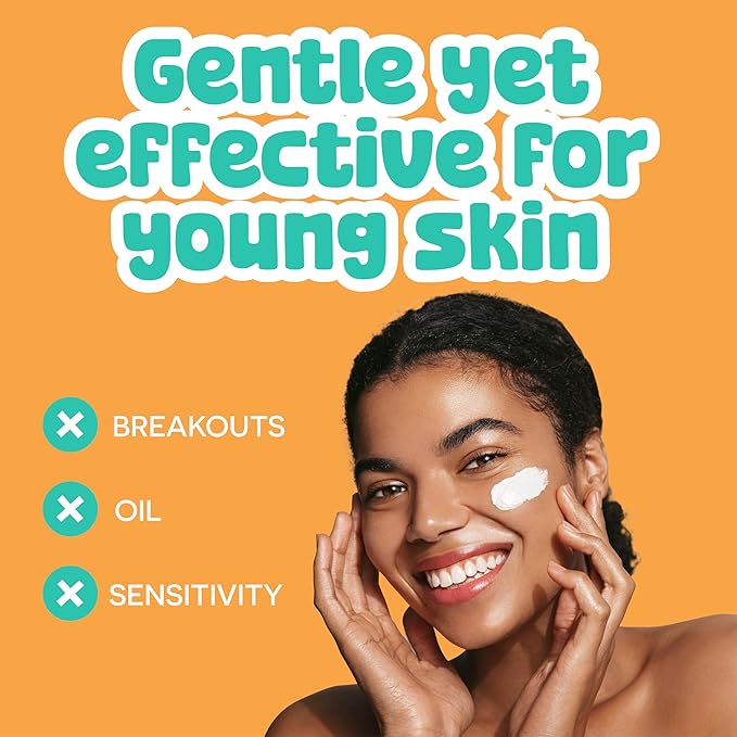BeYoutiful 3 Step Teen Skin Care Kit, Easter Gifts for Kids, Face Wash Scrub Moisturizer Lotion, Skincare Gift Set for Tweens Kids in Trendy Pouches, Vegan, Easter Basket Stuffers