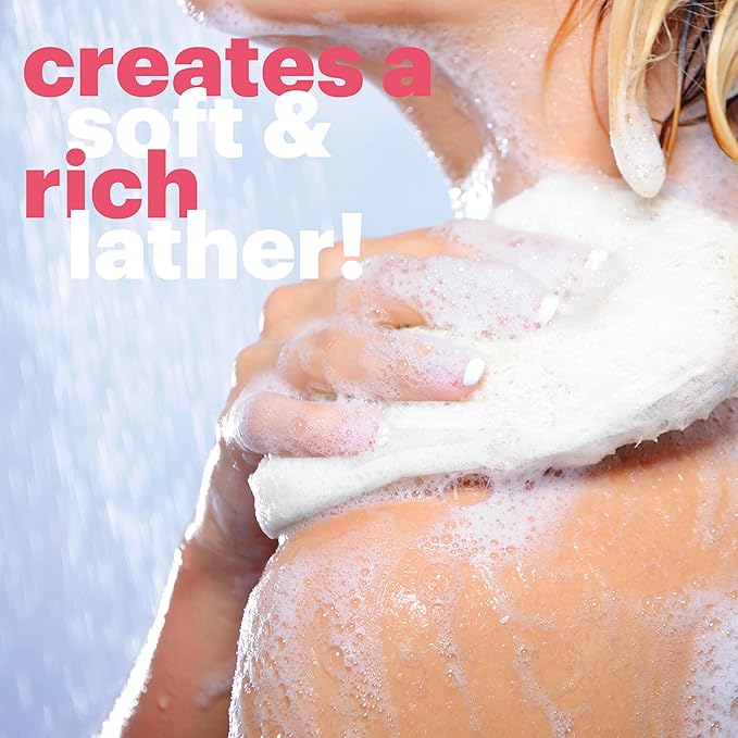 Scrubber Body Brush by Afterspa, Bath Scrubber for Body, Shower Brush, Back Loofah, Body Brush Exfoliator, Vegan and Cruelty Free