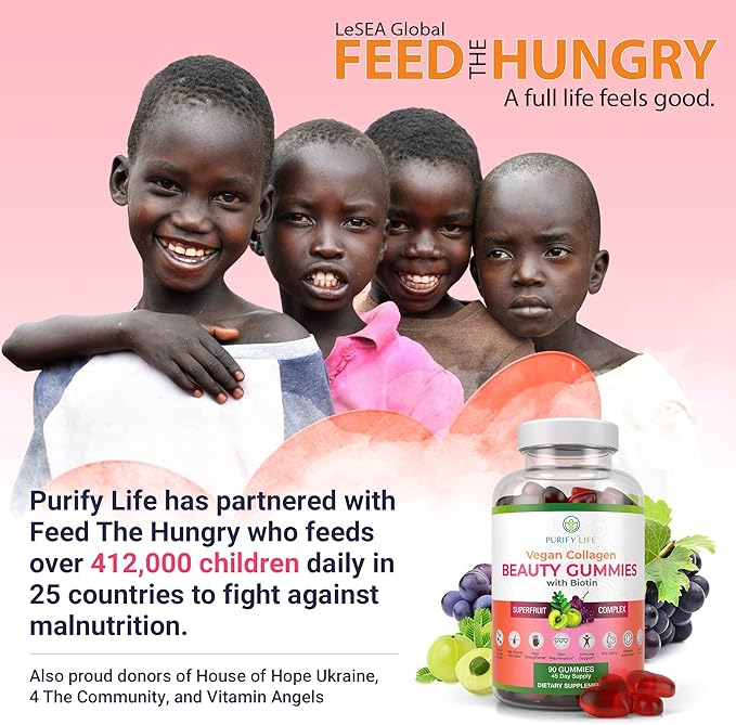 Vegan Collagen Gummies with Biotin Vitamins for Hair Skin and Nails Health, (90 Chews) Collagen Support Superfruit Complex with Resveratrol, Vitamin A, E, C - Replace Capsules, Pills