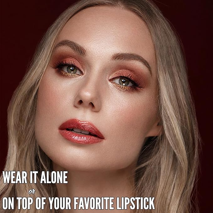 Mynena Rosy Terracota Shimmer Lip Gloss | Non-Sticky Lightweight Topper | High-Shine Iridescent Sparkle | Layerable Demi-Sheer Finish | Paraben-Free & Cruelty-Free | Nora