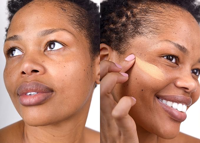 The Good Mineral Loves-You-Back 3in1 Mineral Powder Foundation (CARAMEL 2) | Designed for acne-prone, sensitive skin | 3IN1 - Concealer, Foundation + Powder | No skin agitation with calming Zinc Oxide