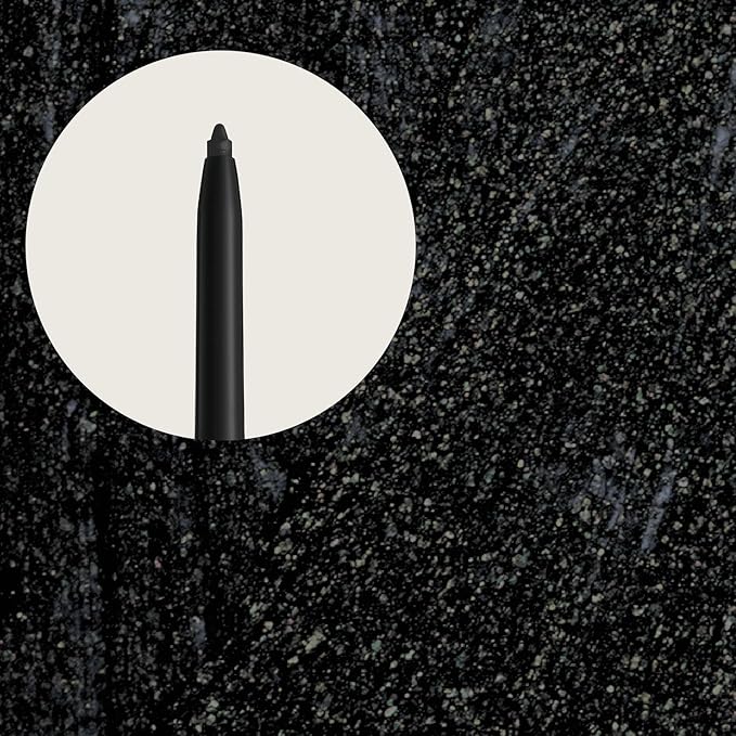 Sandstone Scandinavia Hypoallergenic Waterproof Metallic Eyeliner Pencil – Black – Fragrance-Free, Vegan – Smudge-Proof Eye Liner for Sensitive Eyes