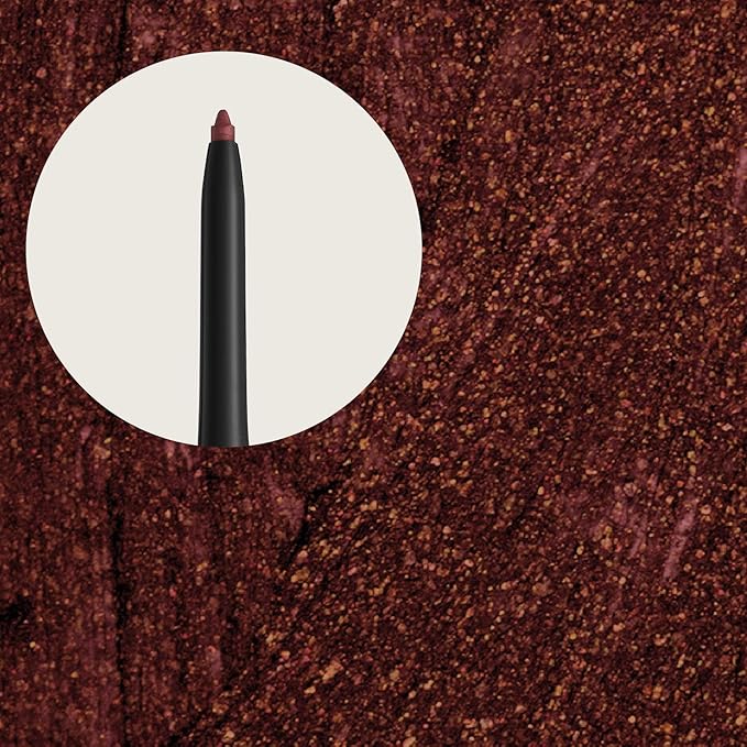 Sandstone Scandinavia Hypoallergenic Waterproof Metallic Eyeliner Pencil – Red – Fragrance-Free, Vegan – Smudge-Proof Eye Liner for Sensitive Eyes