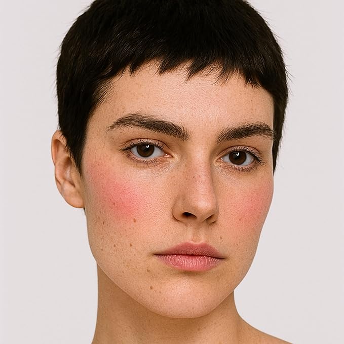 Stellar Cheeks Cream Blush, Long-lasting, Lightweight Formula for Cheeks, Lips & Eyes, Infused with Coconut & Jojoba, Candy Rose