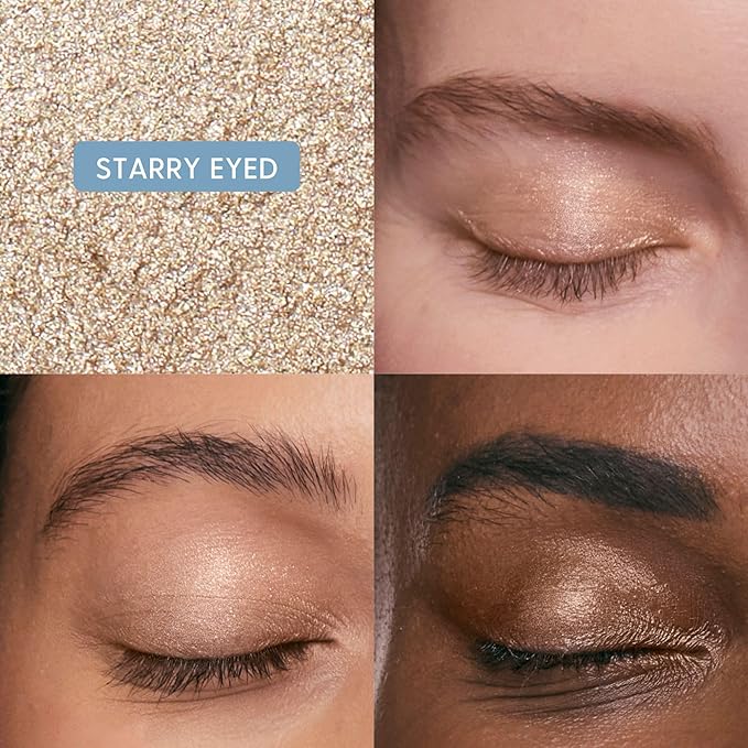 twenty/twenty beauty Visionary Eye Shadow Stick – Shimmer Cream Eye Shadow Pencil - Safe for Sensitive Eyes - Ophthalmologist Developed – Vegan, Cruelty-Free, Clean Ingredients (Starry Eyed)