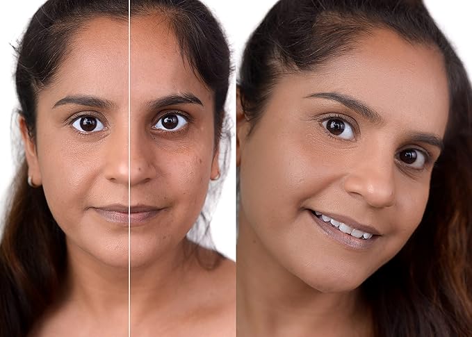 The Good Mineral Loves-You-Back 3in1 Mineral Powder Foundation (BEIGE 4) | Designed for acne-prone, sensitive skin | Smooths skin and covers dark circles with Natural Coverage | Vegan + Cruelty Free