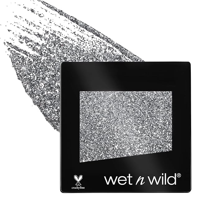 wet n wild Color Icon Eyeshadow Glitter - Ultra-Pigmented, Vitamin E Infused for a Silky-Smooth Moisturizing Application, Cruelty-Free & Vegan - Spiked