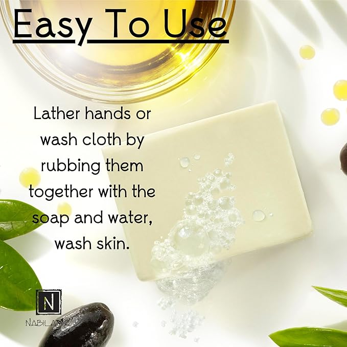 Glycerin Bar Soap Olive Harvest Scent - Natural, Vegan-Friendly, Hypoallergenic - Moisturizing and Hydrating with 100% Vegetable Glycerin - Sulfate-Free, Paraben-Free, Chemical-Free - 4.5 oz