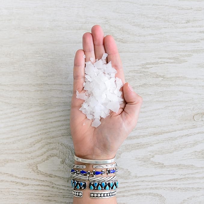 ASUTRA Magnesium Chloride Bath Flakes - FSA Eligible/HSA Approved - Relaxing Foot & Body Soaks, Epsom Salt Alternative, Rapid Absorption, FSA Foot Care, 2 lbs