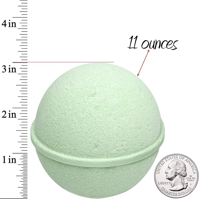 Mermaid Love Potion Bath Bombs Gift Set of 2 with Size 7 Ring Surprise Inside Each Made in USA