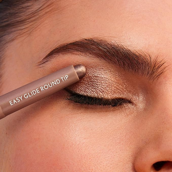 CoverGirl Clean Eye Color, Rose Copper, Eyeshadow Sticks, Ultra Creamy Formula, Lightweight, Buildable Formula, Lasts All Day, Smudge-Proof, 0.05oz