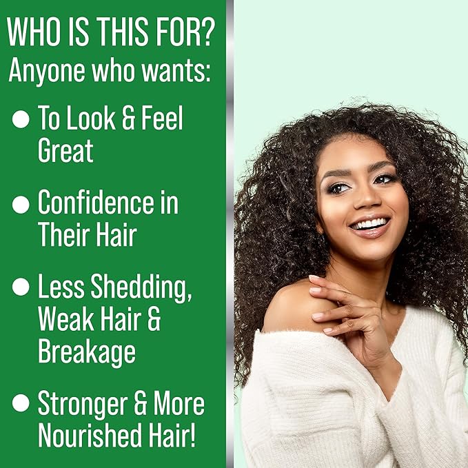 Biotin + Rosemary Oil Spray for Hair Growth. Vegan Leave in Conditioner for Women, Men. Strengthens & Hydrates Thinning, Dry Hair for a Healthier-Looking Scalp