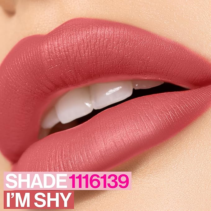 wet n wild Soft Blur Matte Lipstick | I'm Shy (Pack of 2)