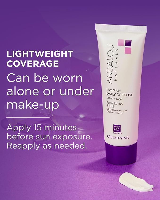 Andalou Naturals Face Lotn Ultra Shr Daily Spf1, 2.7 oz
