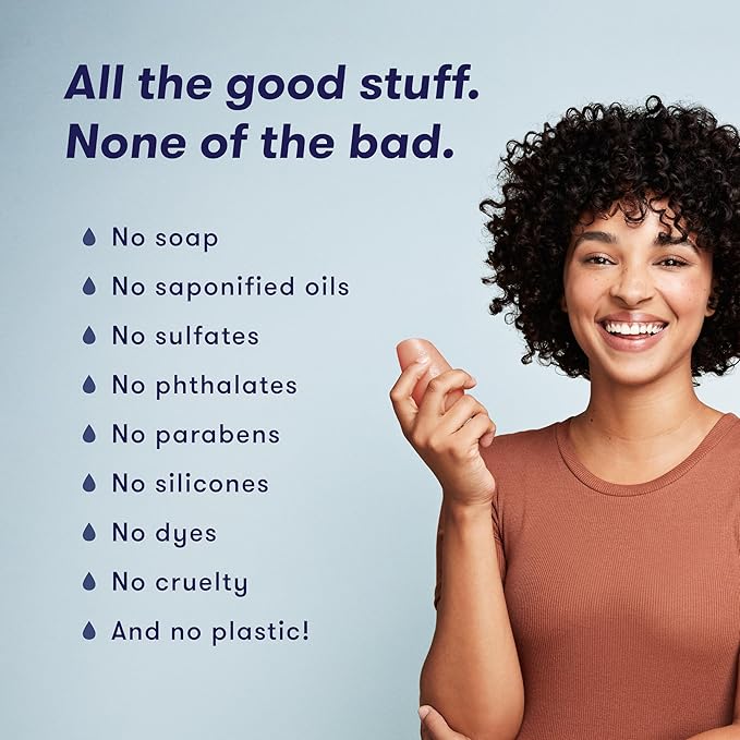 HiBAR - Curl Conditioner Bar - For Curly Hair - Define & Seal in Moisture - With Babassu & Pracaxi Butter & Rice Protein - Plastic-Free - Soap, Paraben & Sulfate-Free - Color Safe & Vegan -1 Solid Bar