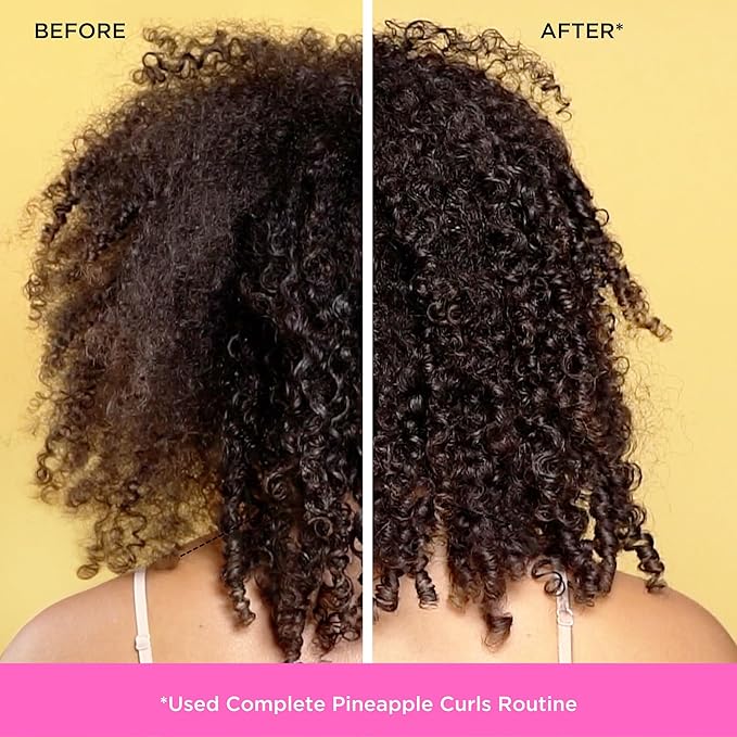 Pacifica Pineapple Curls Refresher Mist-Curl Refresher Spray, with Hyaluronic Acid, Vitamin B5 & Plant Oils, Vegan & Dermatologist Tested Curly Hair Products and Wavy Hair Products-4 Fl Oz(Pack of 2)