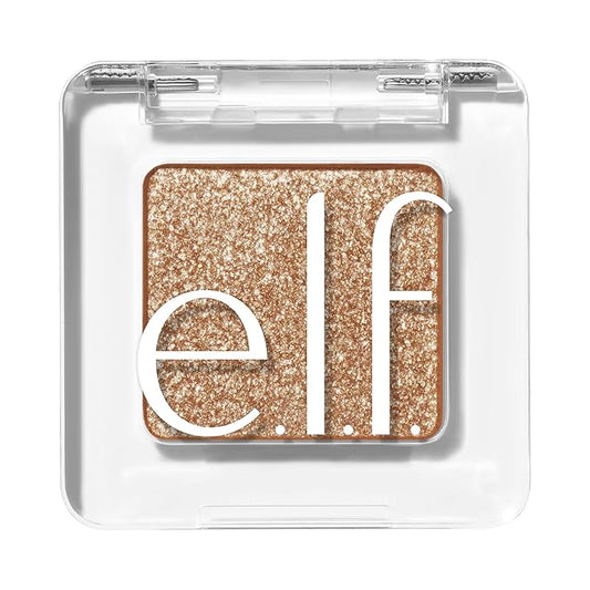 e.l.f. Fine As Fleck Glitter Eyeshadow, Long-Lasting Sheer Eye Makeup With A Shimmer Finish, Soft, Smooth Formula, Vegan & Cruelty-Free, Tan-talize
