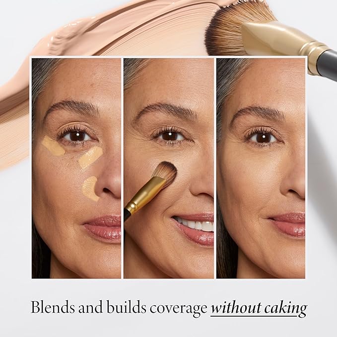 LAURA GELLER NEW YORK Cosmetic Professional Makeup Brushes - Cruelty-Free - 17 Angled Precision Concealer Brush