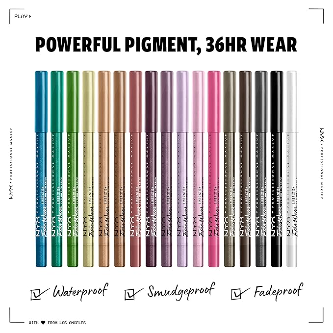 NYX PROFESSIONAL MAKEUP Epic Wear Liner Stick, Long-Lasting Eyeliner Pencil - Intense Teal