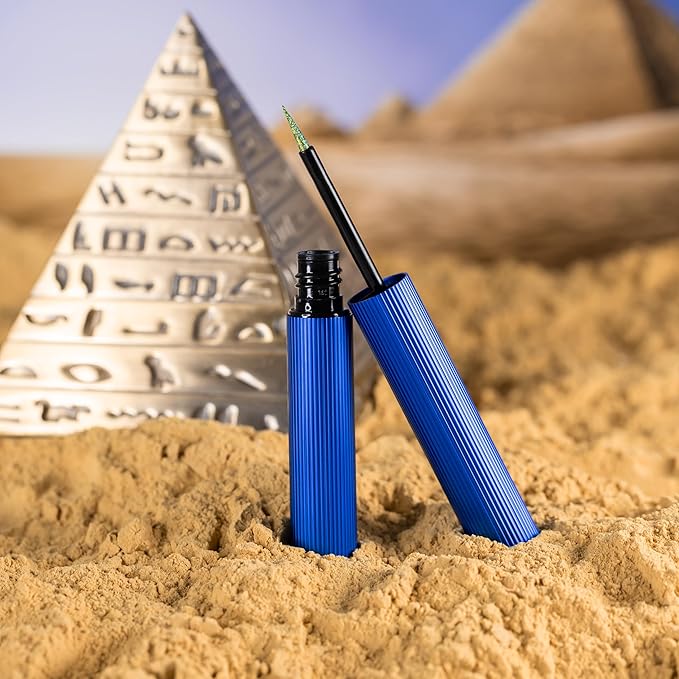 Whats Up Beauty - Egyptian Queen Liquid Eyeliner - Shade Nebu Multichrome Triochrome Clean Cruelty Free Vegan Eye Makeup