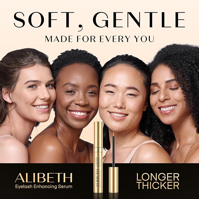 Lash Serum for Eyelash Growth - Lash Enhancer for Thicker Longer and Fuller Eyelashes - Advanced Natural Formula Vegan & Cruelty-Free 0.17 Fl Oz
