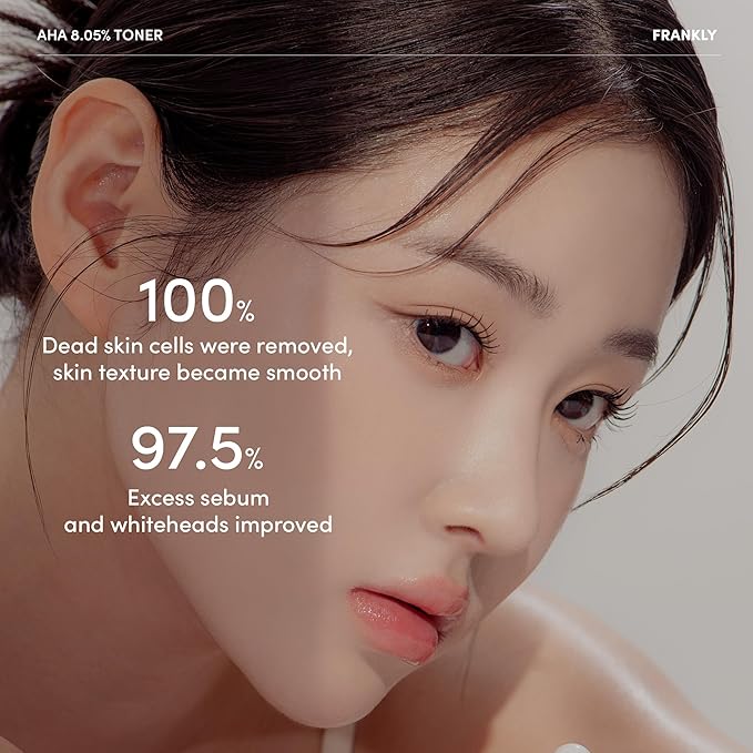 FRANKLY Pore-Perfecting Duo: Closer Serum & AHA 8.05 Toner | Skincare Gifts | Pore Minimizer, Anti-Aging, Glycolic Acid & Peptide Formula | Smooth Texture & Radiance | Korean Skin Care Set