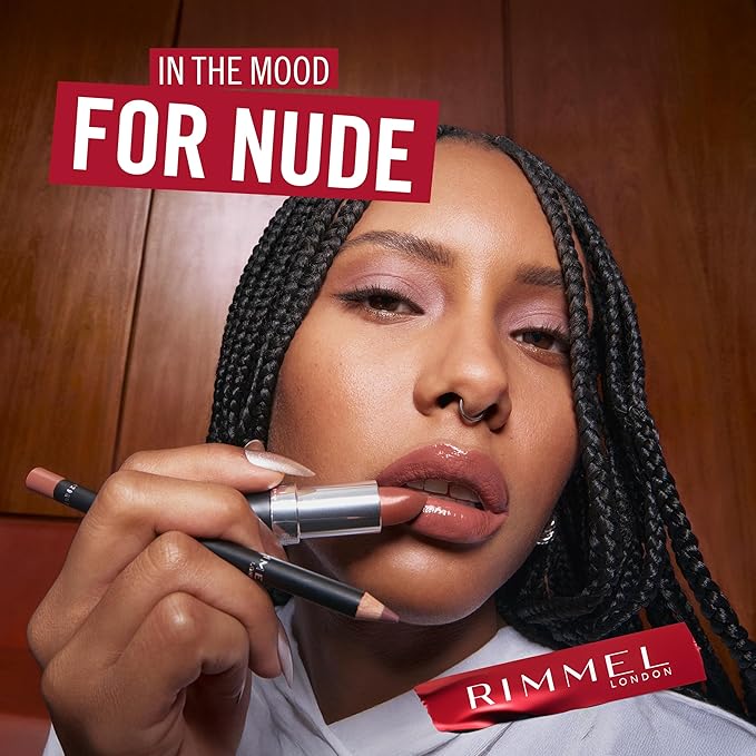Rimmel Lasting Finish Lipstick | Up to 8 Hours of Intense Lip Color with Color Protect Technology and Exclusive Black Diamond Complex | 0.14 fl oz (Pack of 1) | 90 Cappucino Deep