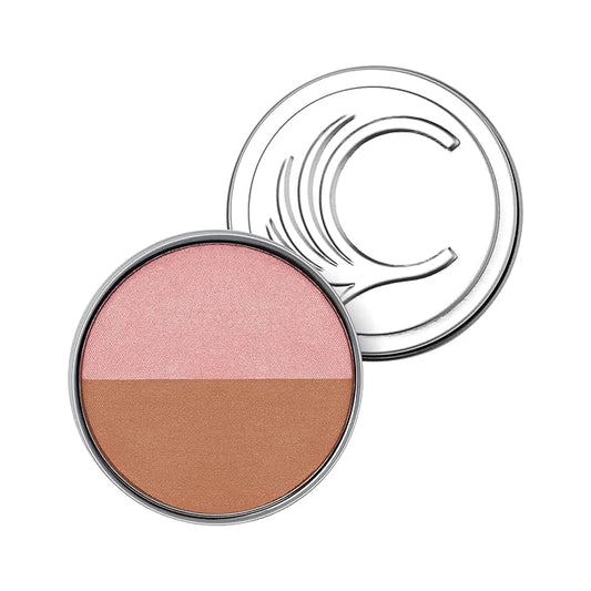 Cheekbone Balance Fair Blush/Bronzer, Talc-Free Multi-Use Compact with a Soft-Matte Finish, Buildable, Skin-Loving Formula with Organic Jojoba Oil, Eco-Conscious, Vegan & Cruelty-Free, 0.38 oz.