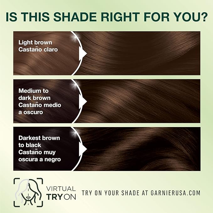 Garnier Nutrisse Ultra Crème Hair Color, Permanent Hair Dye with 100% Gray Coverage, Vegan & Cruelty-Free, 413 Bronze Brown (Bronze Sugar), 1 Count