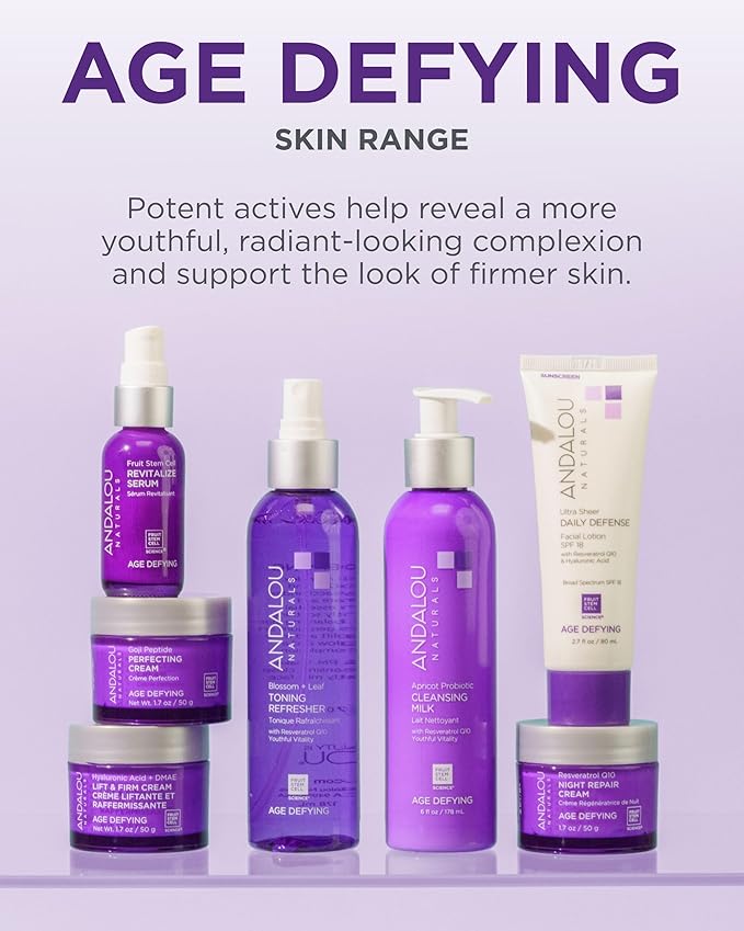 Andalou Naturals Night Crm Repair Resvrtrl Q10, 1.7 oz