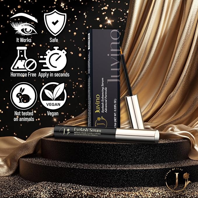 Eyelash Growth Serum for Lash Enhancing: 5ml Natural Power Booster Formula – Advanced Enhancer for Thicker, Longer Lashes – Gentle and Vegan (0.17 Fl Oz (Pack of 1), Fragrance Free)