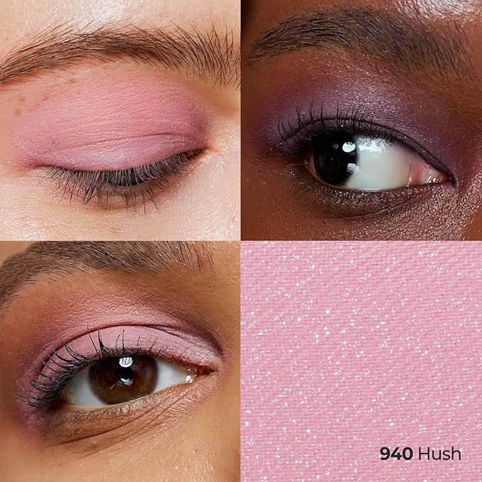 Laka Mono Single Eyeshadow, High Pigment Eye Shadow, Easy Apply, Long Lasting Color, Smooth Blendable Formula, Vegan, K-Beauty (#940 Hush)
